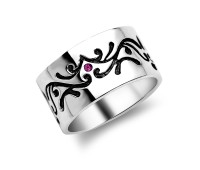 Silver Ring Gorgeous Style TXR-14